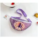 Bolsa de cintura com lantejoulas para criança