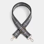 Alça com motivos jacquard nórdicos