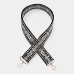 Alça com motivos jacquard nórdicos