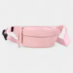Bolsa de cintura em veludo liso