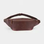 Bolsa de cintura em imitação de couro