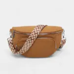 Bolsa de cintura com alça de veludo