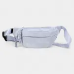 Bolsa de cintura em veludo liso