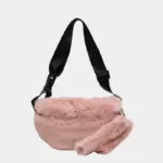 Bolsa tipo pochete em pele sintética