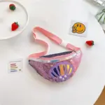 Bolsa de cintura com lantejoulas para criança