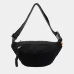 Bolsa de cintura grande em pelúcia